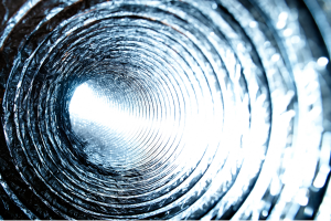 Clean air ducts at a house in Wood Dale, Illinois